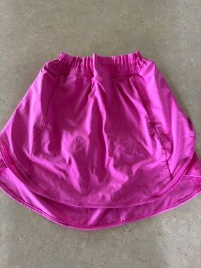 Women's lululemon Athletic Skort in Bright Pink